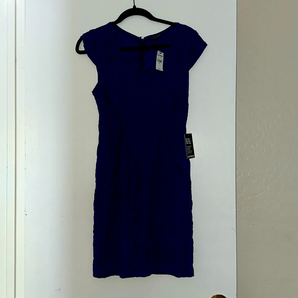 Dark blue dress